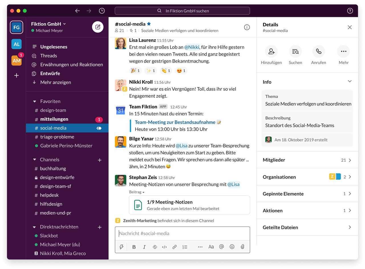 Microsoft Teams Alternativen Slack