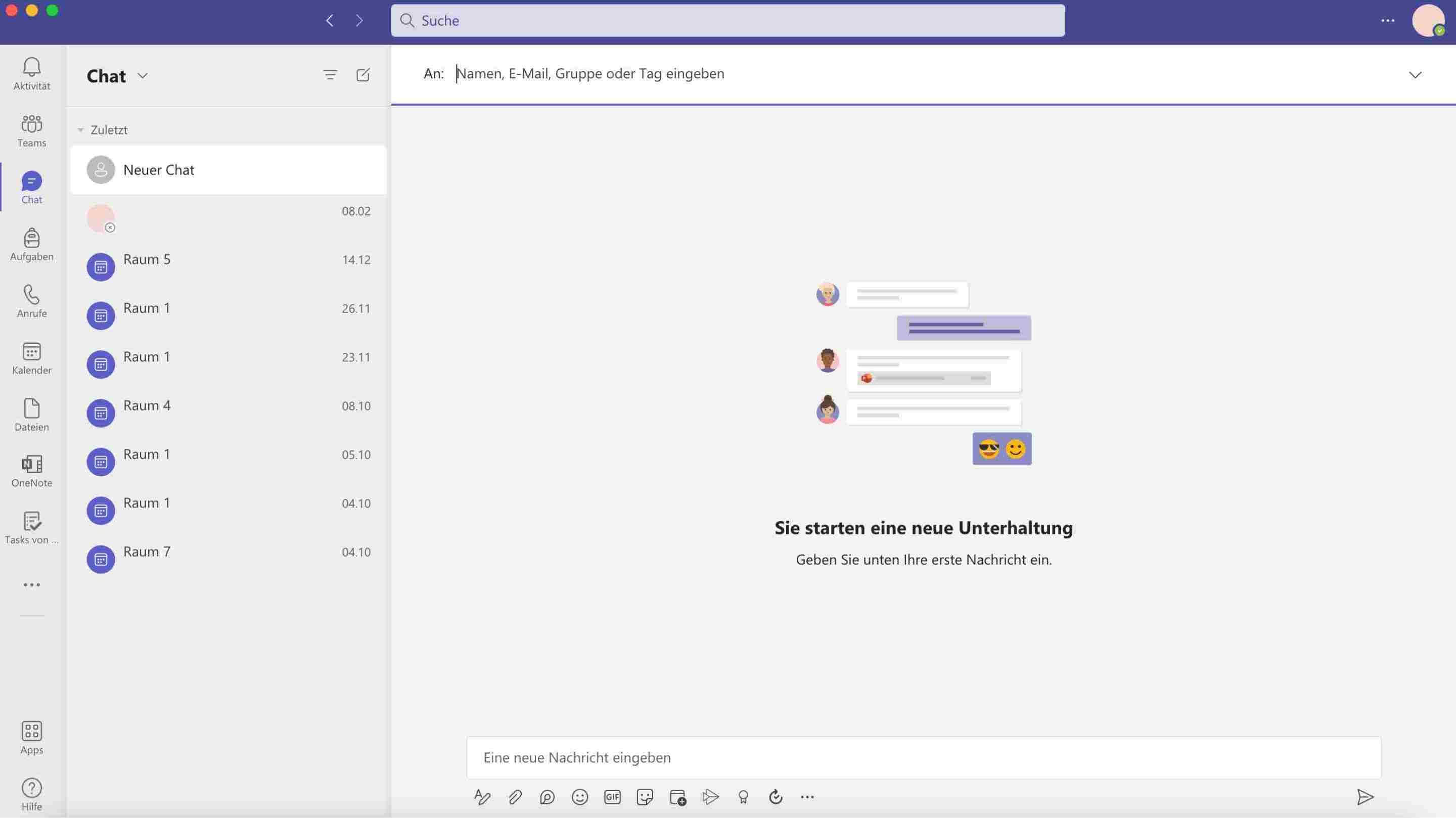 Microsoft Teams Funktionen