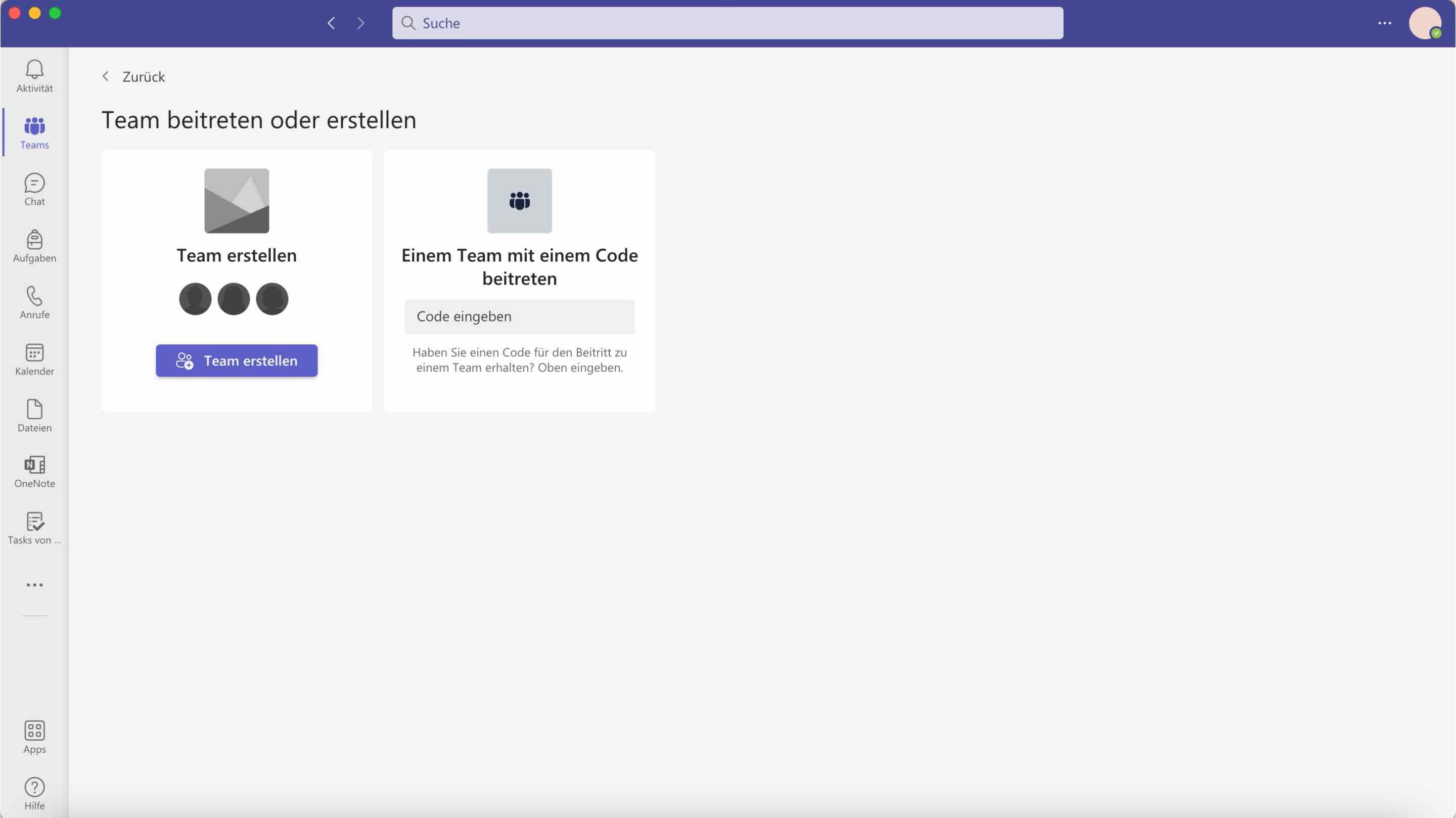 Microsoft Teams Funktionen