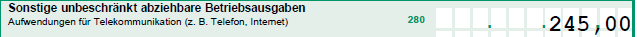 Telekommunikationskosten in der Steuererklärung
